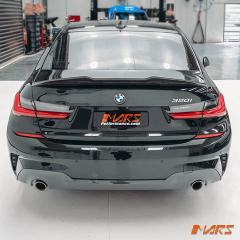 PSM Style Carbon Fibre Rear trunk boot lip Spoiler Wing Bodykit for BMW 3 Series G20 & G80 M3 2018 - 2025 - Mars Performance