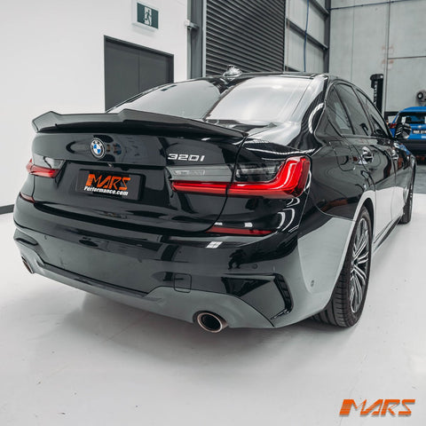 PSM Style Carbon Fibre Rear trunk boot lip Spoiler Wing Bodykit for BMW 3 Series G20 & G80 M3 2018 - 2025 - Mars Performance