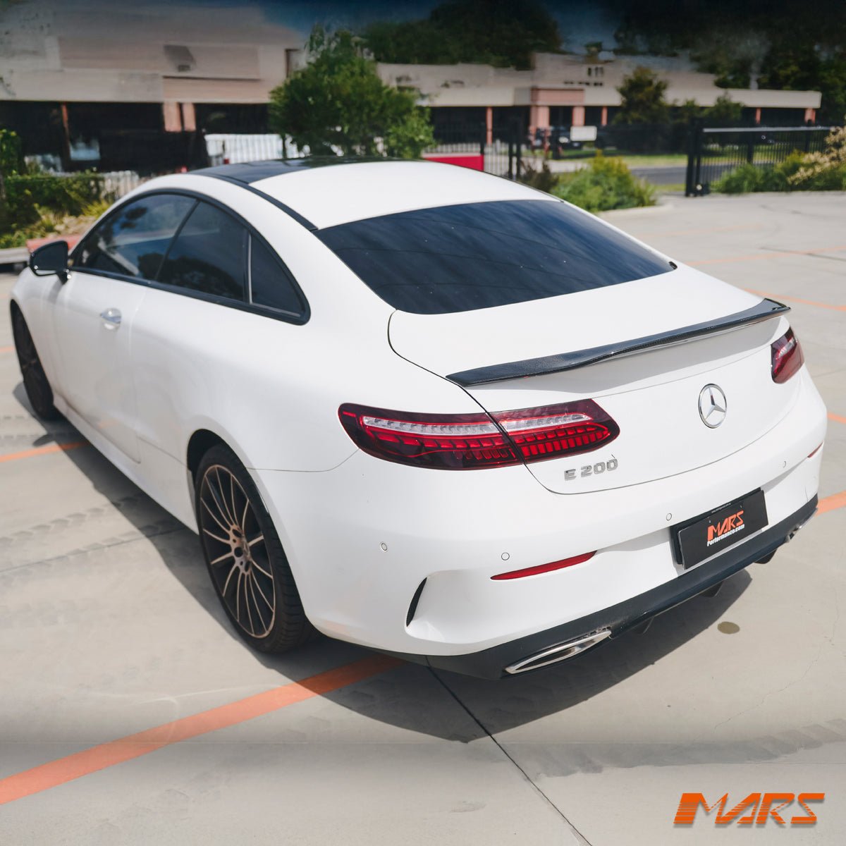 PSM Style Carbon Fibre Rear Trunk Lip Spoiler Bodykit for Mercedes - Benz E Class Coupe C238 W238 2017 - 2023 & E53 AMG - Mars Performance