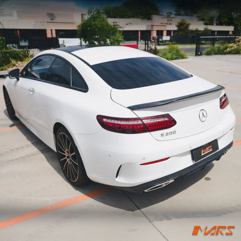 PSM Style Carbon Fibre Rear Trunk Lip Spoiler Bodykit for Mercedes - Benz E Class Coupe C238 W238 2017 - 2023 & E53 AMG - Mars Performance