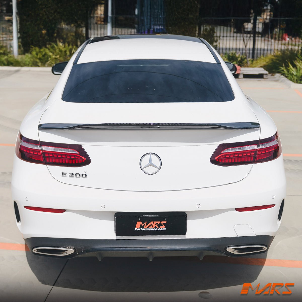 PSM Style Carbon Fibre Rear Trunk Lip Spoiler Bodykit for Mercedes - Benz E Class Coupe C238 W238 2017 - 2023 & E53 AMG - Mars Performance