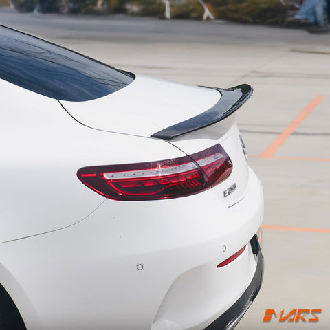 PSM Style Carbon Fibre Rear Trunk Lip Spoiler Bodykit for Mercedes - Benz E Class Coupe C238 W238 2017 - 2023 & E53 AMG - Mars Performance
