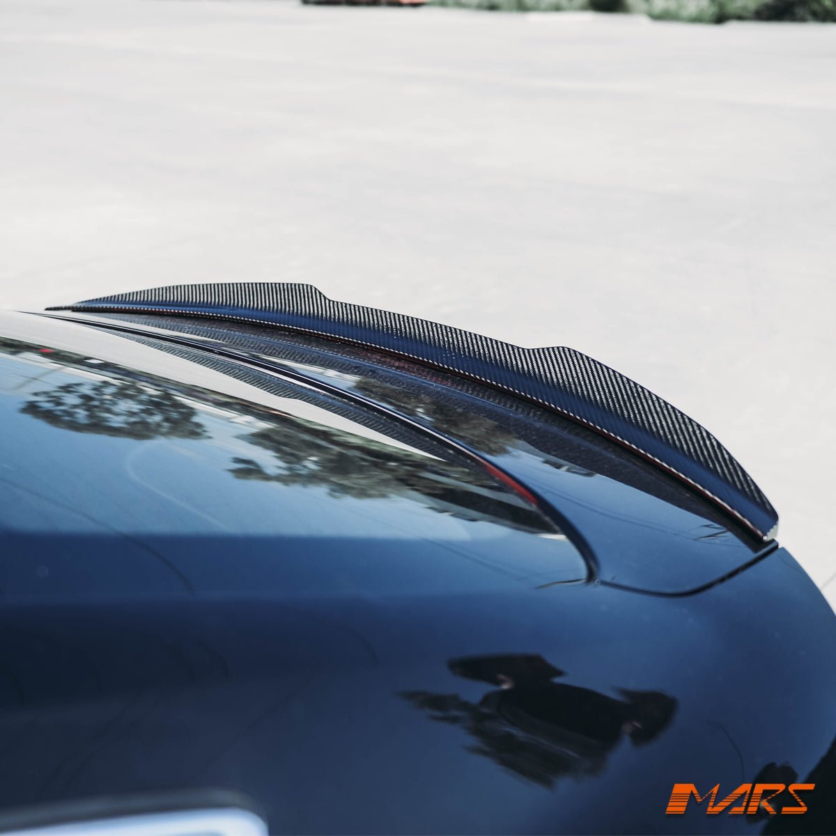 PSM Style Carbon Fibre Rear Trunk Lip Spoiler Wing Bodykit for AUDI A5 8T 4 Doors Sedan 2008 - 2016 - Mars Performance