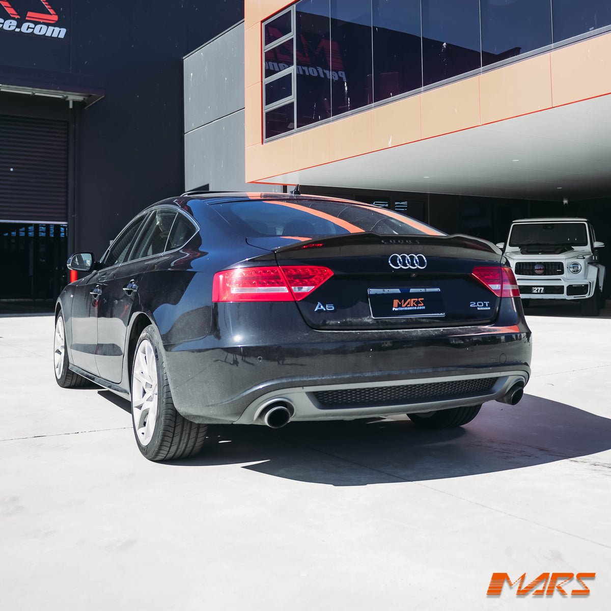 PSM Style Carbon Fibre Rear Trunk Lip Spoiler Wing Bodykit for AUDI A5 8T 4 Doors Sedan 2008 - 2016 - Mars Performance