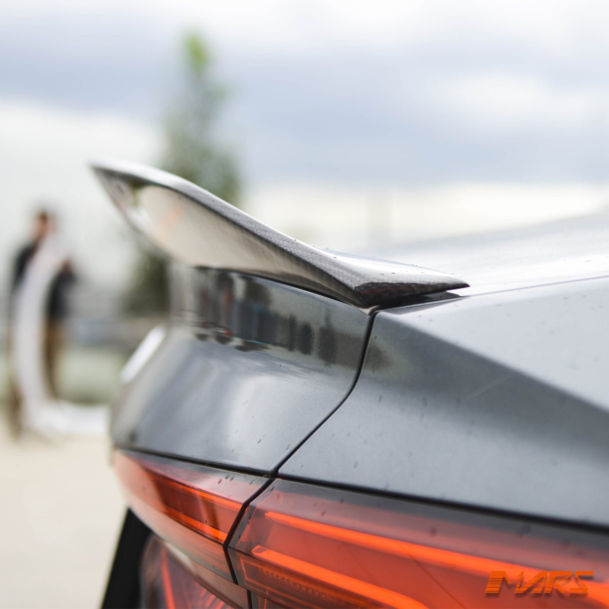 PSM Style Carbon Fibre Rear Trunk Lip Spoiler Wing Bodykit for AUDI A5 S5 F5 Coupe 2016 - 2024 - Mars Performance