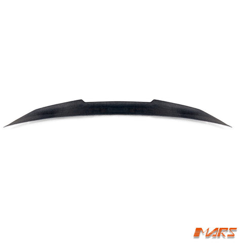 PSM Style Carbon Fibre Rear Trunk Lip Spoiler Wing Bodykit for AUDI A5 S5 F5 Coupe 2016 - 2024 - Mars Performance