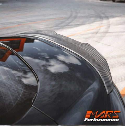 PSM Style Carbon Fibre Rear Trunk Lip Spoiler Wing Bodykit for BMW 8 Series G15 Coupe & M8 F92 2019 - 2023 - Mars Performance