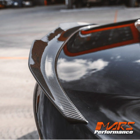 PSM Style Carbon Fibre Rear Trunk Lip Spoiler Wing Bodykit for BMW 8 Series G15 Coupe & M8 F92 2019 - 2023 - Mars Performance