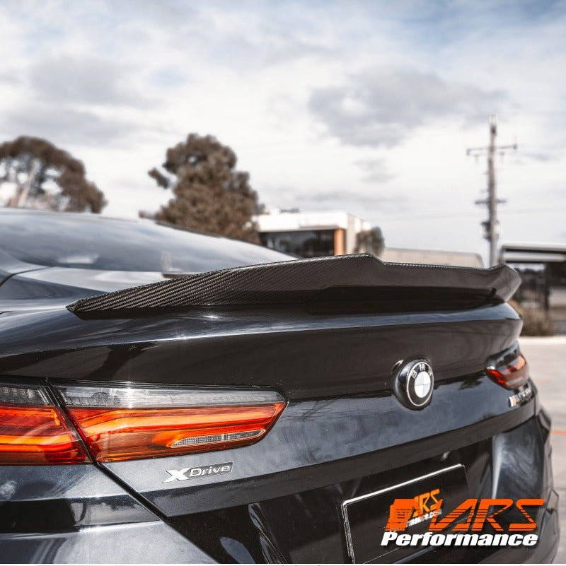 PSM Style Carbon Fibre Rear Trunk Lip Spoiler Wing Bodykit for BMW 8 Series G15 Coupe & M8 F92 2019 - 2023 - Mars Performance