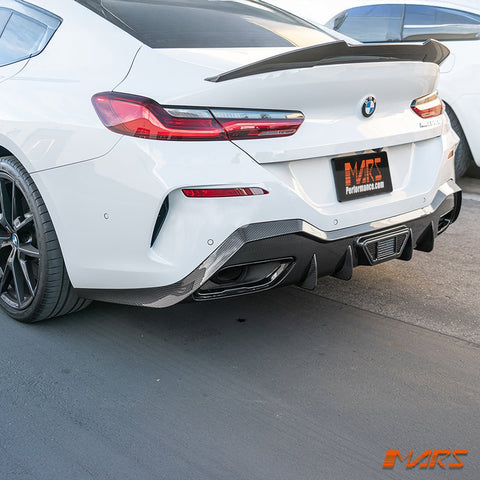 PSM Style Carbon Fibre Rear Trunk Lip Spoiler Wing Bodykit for BMW 8 Series G16 Gran Coupe & M8 F93 2019 - 2023 - Mars Performance