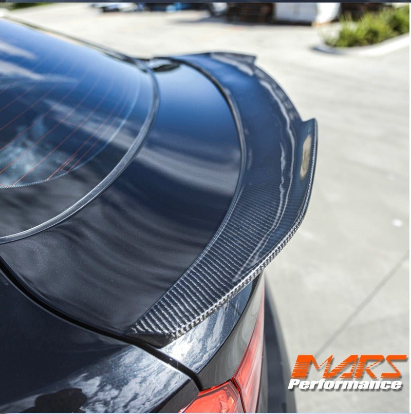 PSM Style Carbon Fibre Rear Trunk Lip Spoiler Wing Bodykit for BMW X6 F16 & F86 X6M 2014 - 2019 - Mars Performance
