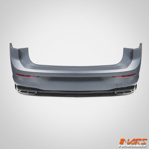R - Line Style Rear Bumper bar & Lower Diffuser Spoiler Bodykit for Volkswagen VW Golf VIII MK - 8 2021 - 2024 - Mars Performance