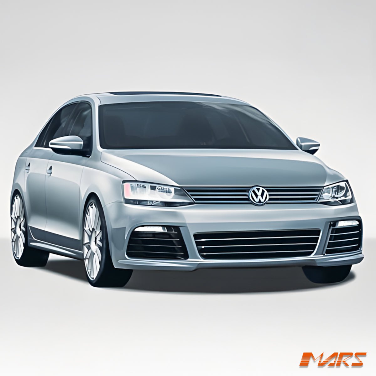 R Style Front Bumper Bar Bodykit with DRL Fog lights for VolksWagen VW Jetta 1B 2011 - 2014 - Mars Performance