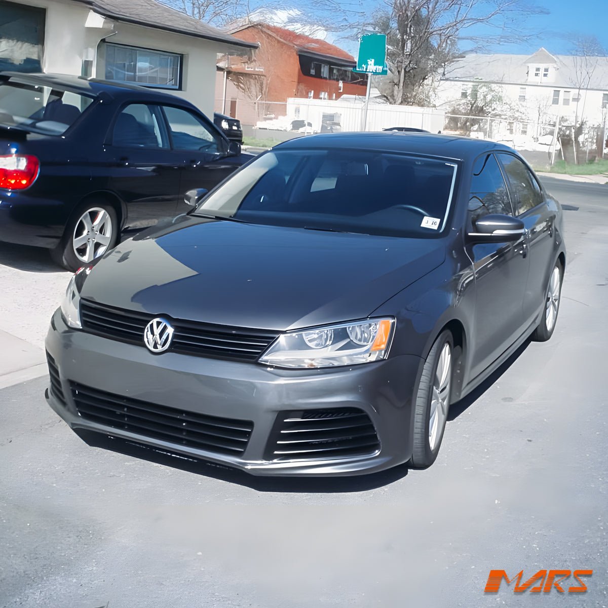 R Style Front Bumper Bar Bodykit with DRL Fog lights for VolksWagen VW Jetta 1B 2011 - 2014 - Mars Performance