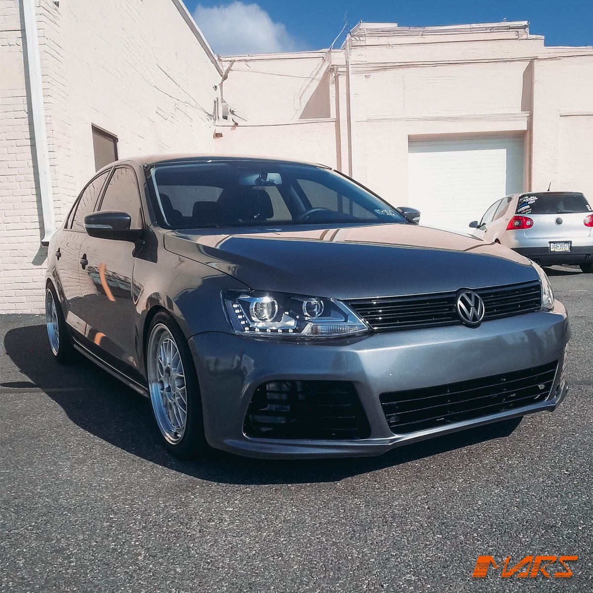R Style Front Bumper Bar Bodykit with DRL Fog lights for VolksWagen VW Jetta 1B 2011 - 2014 - Mars Performance