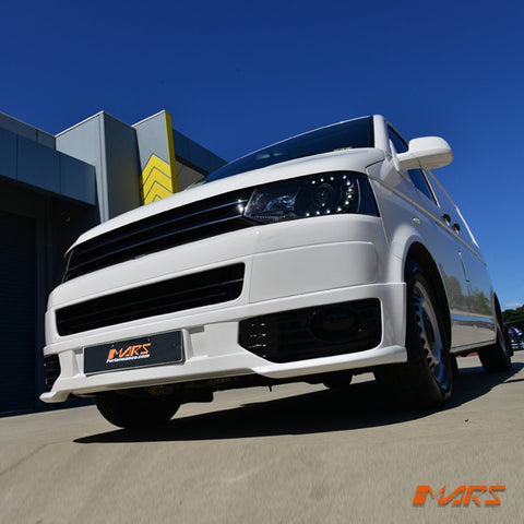 R Style Front Bumper Bar Lip Bodykit for VolksWagen VW Transporter & Multivan T5.1 2011 - 2015 - Mars Performance