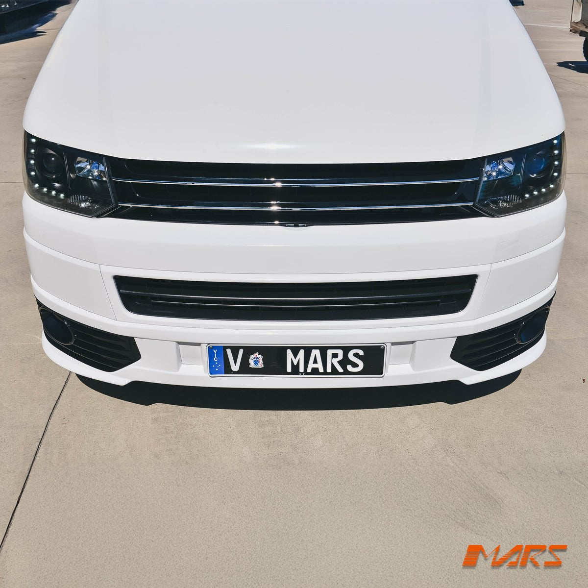 R Style Front Bumper Bar Lip Bodykit for VolksWagen VW Transporter & Multivan T5.1 2011 - 2015 - Mars Performance
