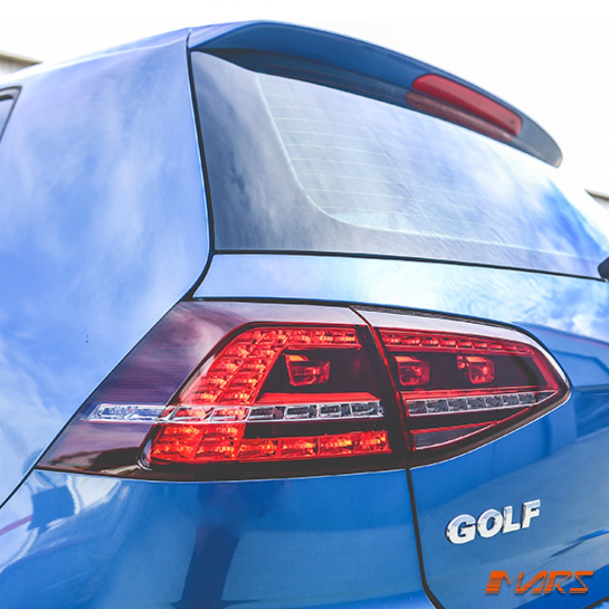 R Style Tail lights with optional Sequential indicators for Volkswagen VW Golf VII MK - 7 2012 - 2017 - RHD type - Mars Performance