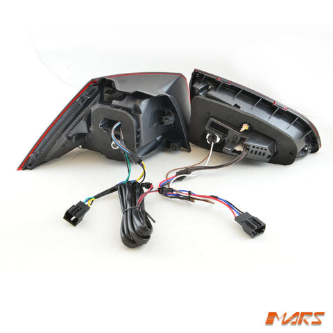 R Style Tail lights with optional Sequential indicators for Volkswagen VW Golf VII MK - 7 2012 - 2017 - RHD type - Mars Performance