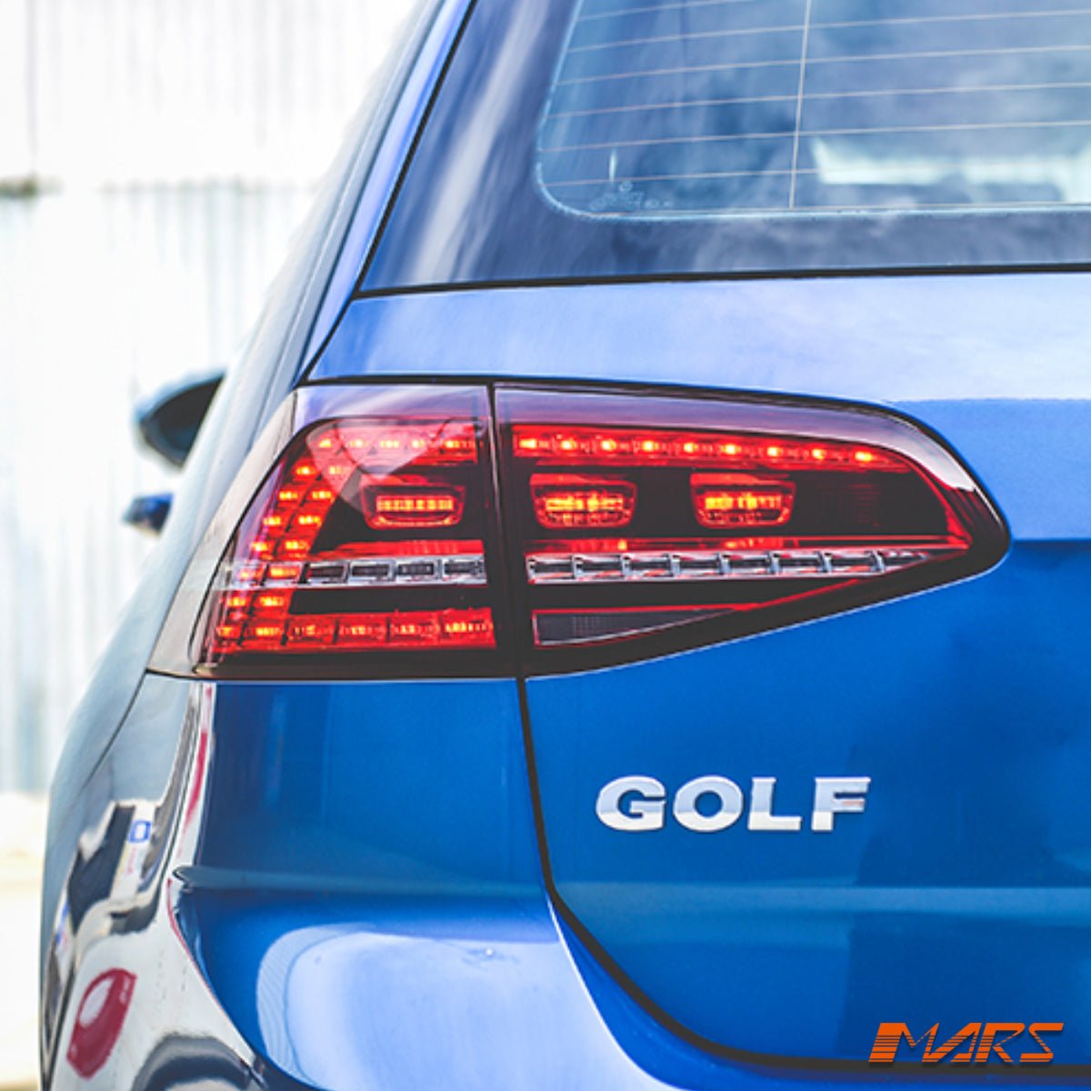 R Style Tail lights with optional Sequential indicators for Volkswagen VW Golf VII MK - 7 2012 - 2017 - RHD type - Mars Performance