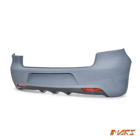 R20 Style Rear Bumper Bar Bodykit with Twin Exhaust Outlet for VolksWagen VW Golf VI MK - 6 2009 - 2013 - Mars Performance