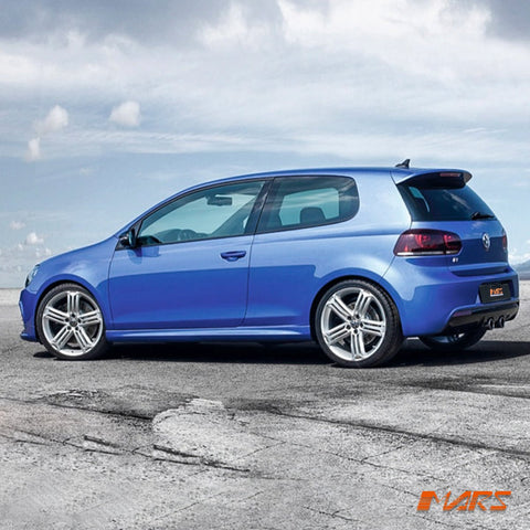 R20 Style Rear Bumper Bar Bodykit with Twin Exhaust Outlet for VolksWagen VW Golf VI MK - 6 2009 - 2013 - Mars Performance