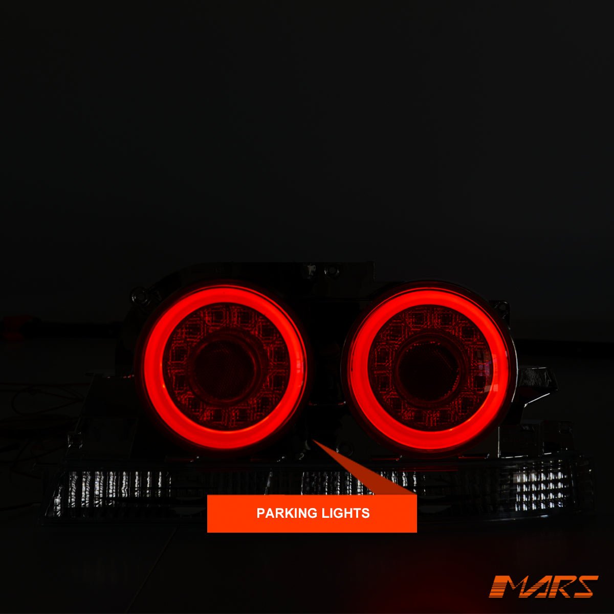 R35 GTR Style Clear Red LED Tail Lights for Nissan R33 Skyline Coupe GTS - T GT - R GT - T RB250DET - Mars Performance