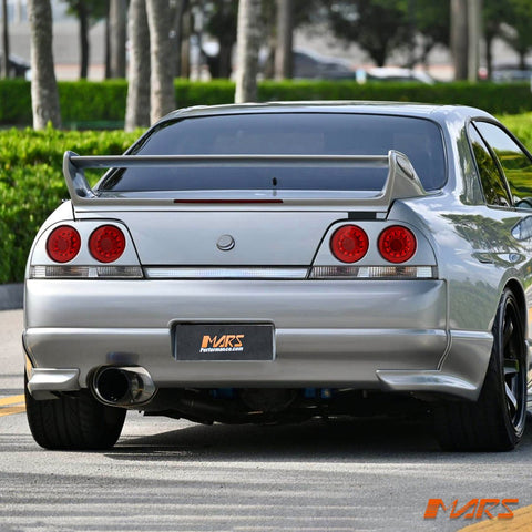 R35 GTR Style Clear Red LED Tail Lights for Nissan R33 Skyline Coupe GTS - T GT - R GT - T RB250DET - Mars Performance