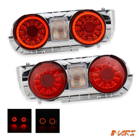 R35 GTR Style Clear Red LED Tail Lights Nissan R32 Skyline Coupe GTS - T GT - R GT4 RB250DET - Mars Performance