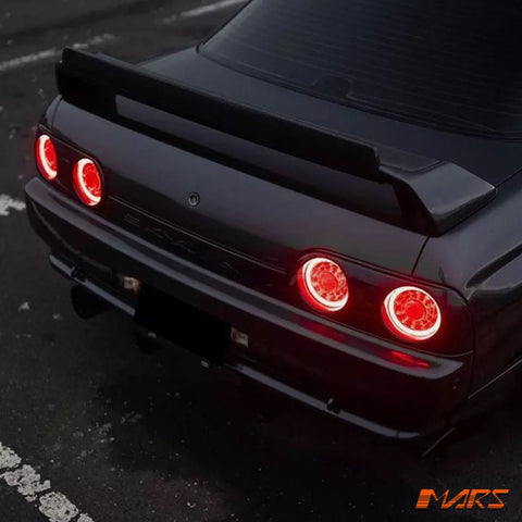 R35 GTR Style Clear Red LED Tail Lights Nissan R32 Skyline Coupe GTS - T GT - R GT4 RB250DET - Mars Performance