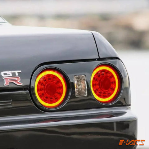 R35 GTR Style Clear Red LED Tail Lights Nissan R32 Skyline Coupe GTS - T GT - R GT4 RB250DET - Mars Performance