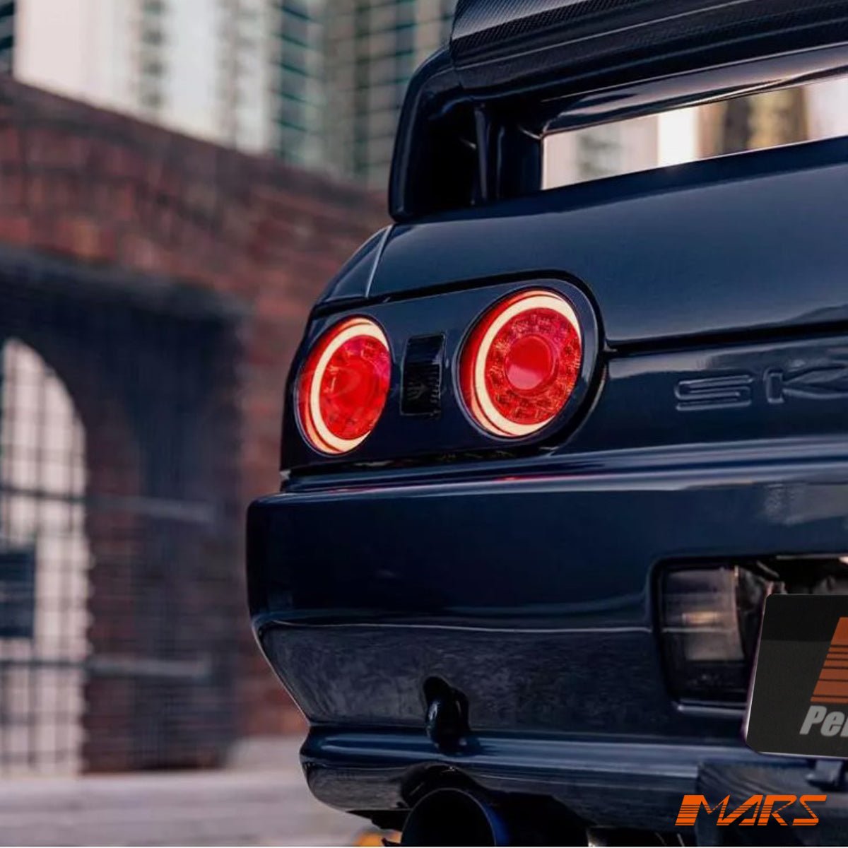 R35 GTR Style Clear Red LED Tail Lights Nissan R32 Skyline Coupe GTS - T GT - R GT4 RB250DET - Mars Performance