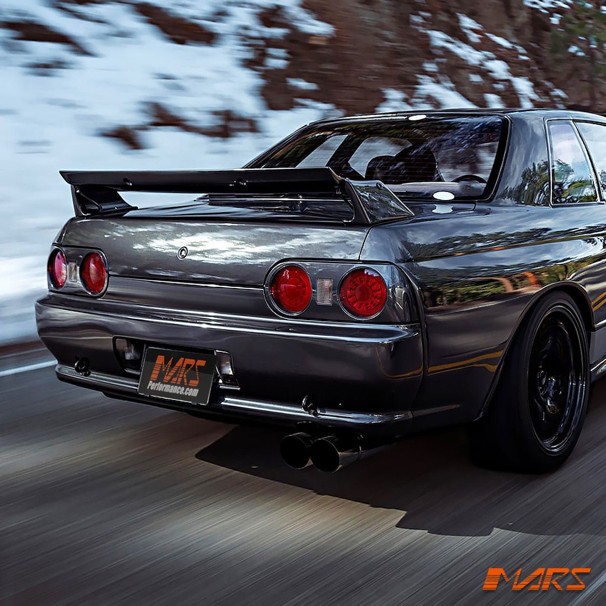 R35 GTR Style Clear Red LED Tail Lights Nissan R32 Skyline Coupe GTS - T GT - R GT4 RB250DET - Mars Performance