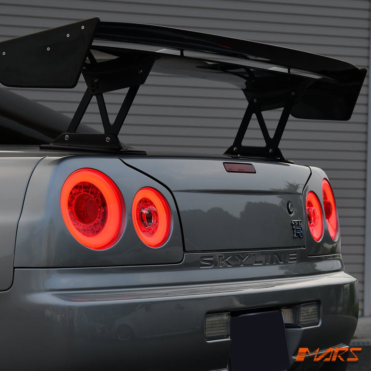 R35 GTR Style LED 3D Stripe Tail Lights for Nissan R34 Skyline Coupe GTS - T GT - R GT - T RB25DET - Mars Performance
