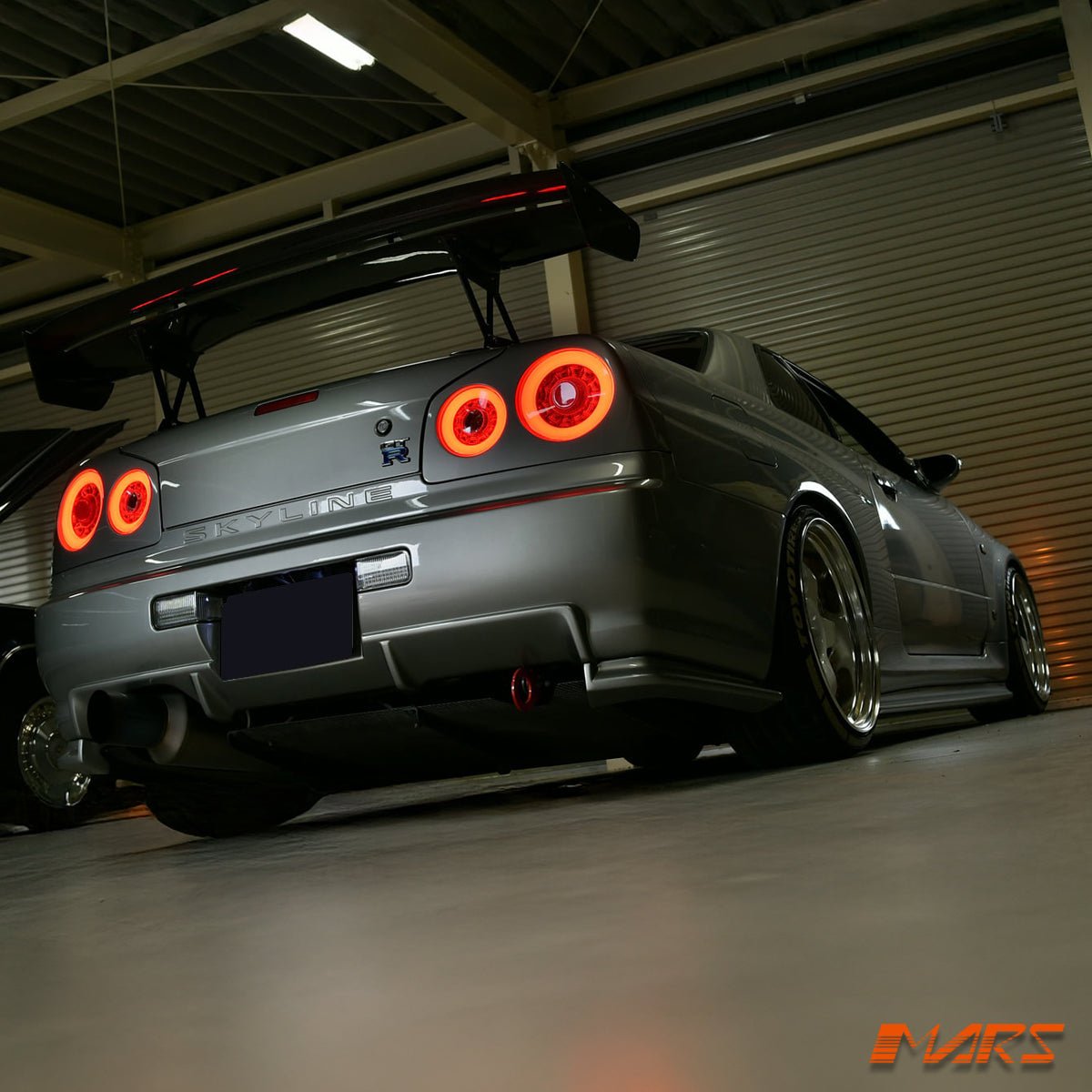 R35 GTR Style LED 3D Stripe Tail Lights for Nissan R34 Skyline Coupe GTS - T GT - R GT - T RB25DET - Mars Performance
