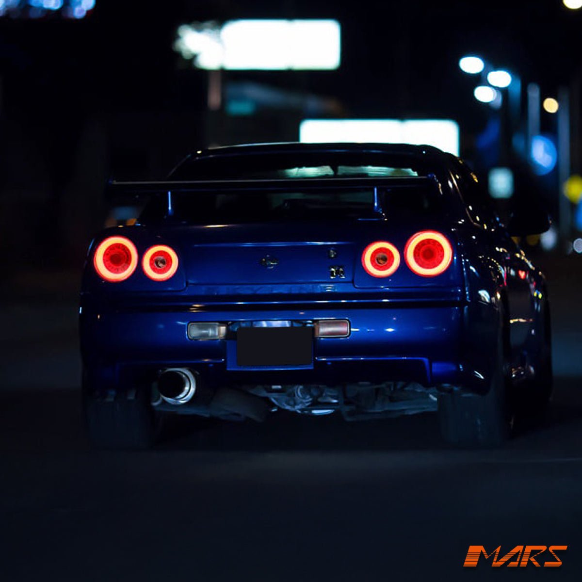 R35 GTR Style LED 3D Stripe Tail Lights for Nissan R34 Skyline Coupe GTS - T GT - R GT - T RB25DET - Mars Performance
