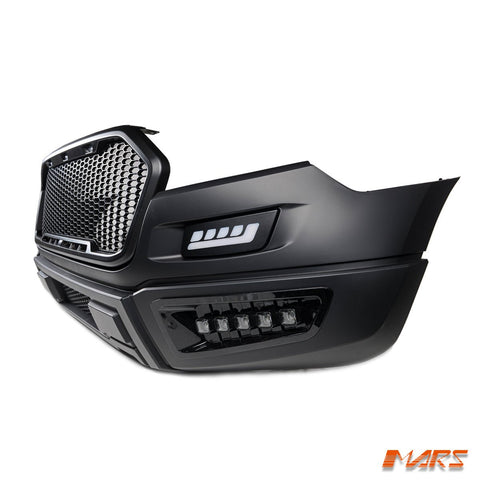 Raptor Style Front Bumper Bar Bodykit with Grille for Ford Ranger PX MK2 MK3 2015 - 2021 - Mars Performance