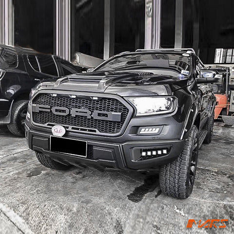 Raptor Style Front Bumper Bar Bodykit with Grille for Ford Ranger PX MK2 MK3 2015 - 2021 - Mars Performance