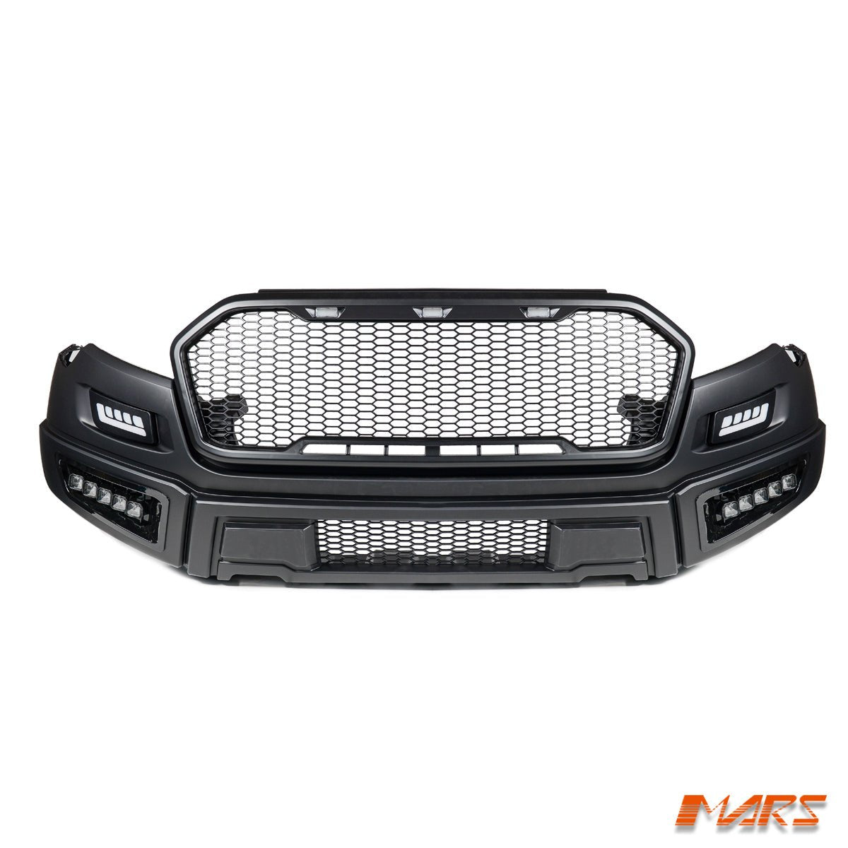 Raptor Style Front Bumper Bar Bodykit with Grille for Ford Ranger PX MK2 MK3 2015 - 2021 - Mars Performance