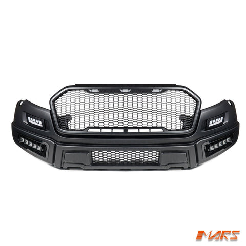 Raptor Style Front Bumper Bar Bodykit with Grille for Ford Ranger PX MK2 MK3 2015 - 2021 - Mars Performance