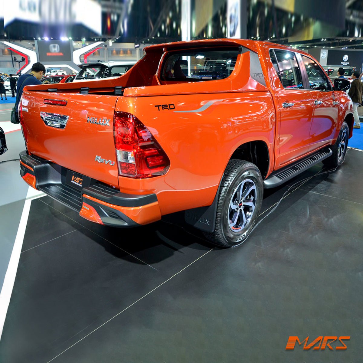 Revo Rear Mars Rear Bumper Bar Corner Guard Cladding Cover For Toyota Hilux Revo