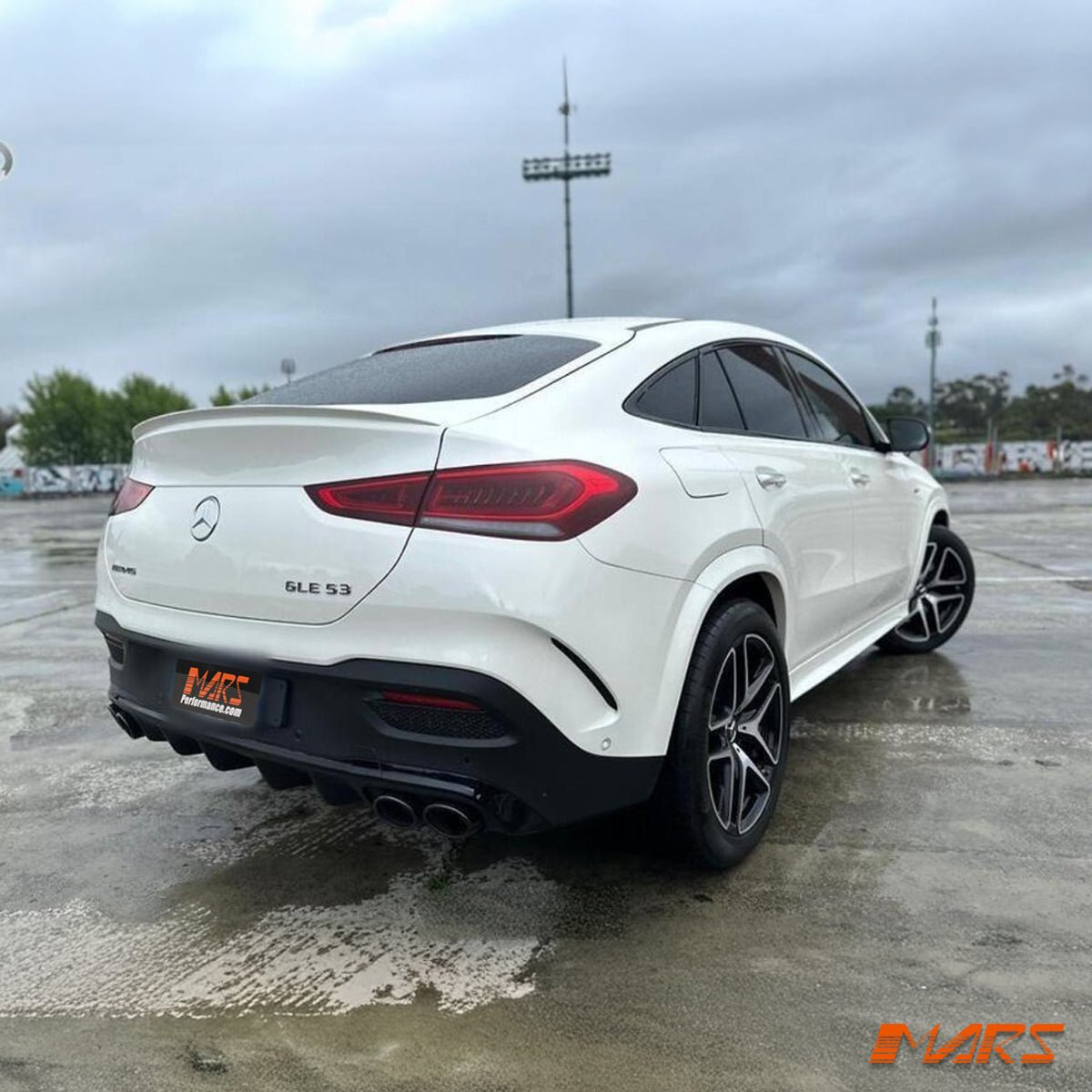 Rear Bumper bar Cover BodyKit for Mercedes - Benz GLE Class W167 C167 Coupe 2020 - 2025 & GLE53 GLE63 AMG - Mars Performance