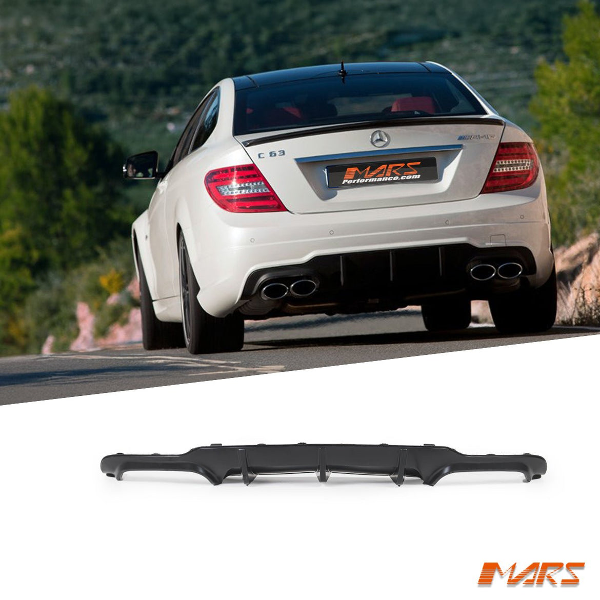 Hinten Stamm Spoiler Für Mercedes Benz W204 C204 C-Class C63 AMG C180 4-Door 2008-2014,Carbon Fiber/ABS Hinten Stamm Deckel Auto Spoiler Flügel Styling Zubehör