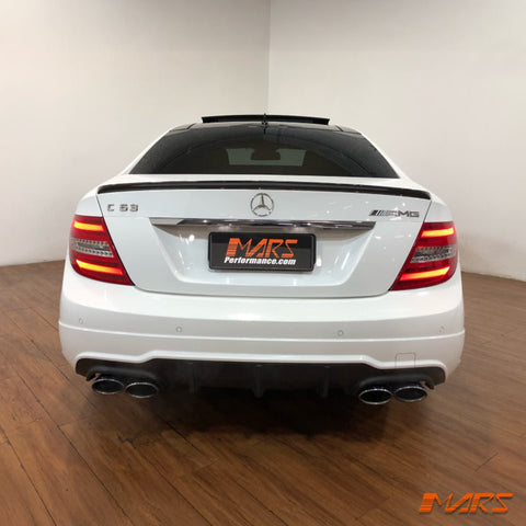 Rear Bumper Bar Diffuser Bodykit for Mercedes - Benz C - Class W204 C204 C63 AMG 2011 - 2014 - Mars Performance