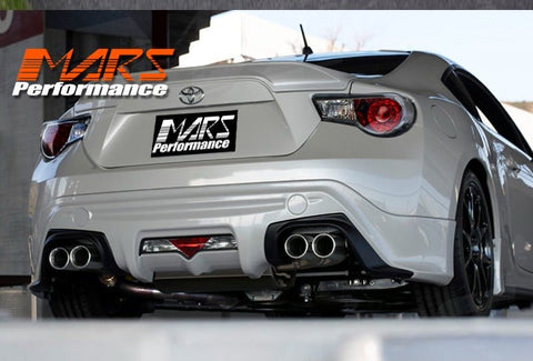 Rear Bumper Bar Lip Bodykit with Twin Exhaust outlet for TOYOTA 86 GT & GTS & TRD 2012 - 2016 - Mars Performance