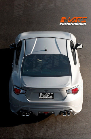 Rear Bumper Bar Lip Bodykit with Twin Exhaust outlet for TOYOTA 86 GT & GTS & TRD 2012 - 2016 - Mars Performance