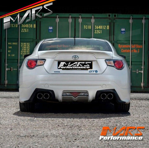 Rear Bumper Bar Lip Bodykit with Twin Exhaust outlet for TOYOTA 86 GT & GTS & TRD 2012 - 2016 - Mars Performance