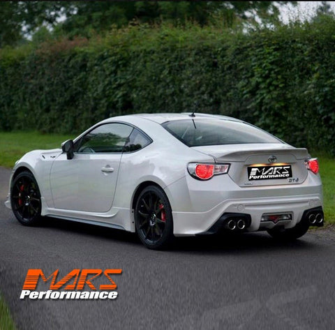 Rear Bumper Bar Lip Bodykit with Twin Exhaust outlet for TOYOTA 86 GT & GTS & TRD 2012 - 2016 - Mars Performance