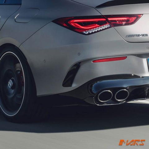 Rear Bumper Bar Side Blade Vent Canards Aero Bodykits for Mercedes - Benz CLA - Class C118 & CLA35 CLA45 AMG 2018 - 2025 - Mars Performance