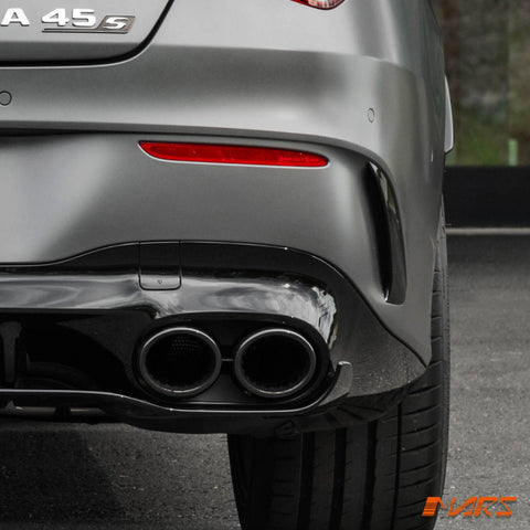 Rear Bumper Bar Side Blade Vent Canards Aero Bodykits for Mercedes - Benz CLA - Class C118 & CLA35 CLA45 AMG 2018 - 2025 - Mars Performance